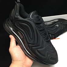 nike air max 720 triple black