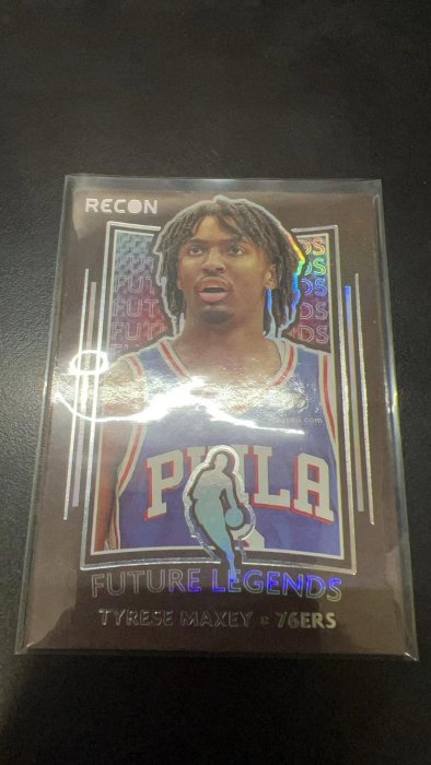 B243 2021-22 PANINI RECON FUTURE LEGENDS #3 TYRESE MAXEY