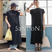 SaNDoN x『Ralph Lauren 』POLO背後開叉設計小立領刺繡LOGO洋裝 SLY 230508