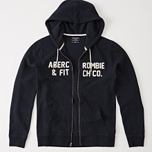 【A&F男生館】☆【Abercrombie&Fitch LOGO貼布連帽外套】☆【AF010F6】(S-M-L)