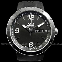 金鐸精品~1859 ORIS 豪利時 TT1 日曆.星期43mm陶瓷錶圈 自動上鍊男用 賽車錶