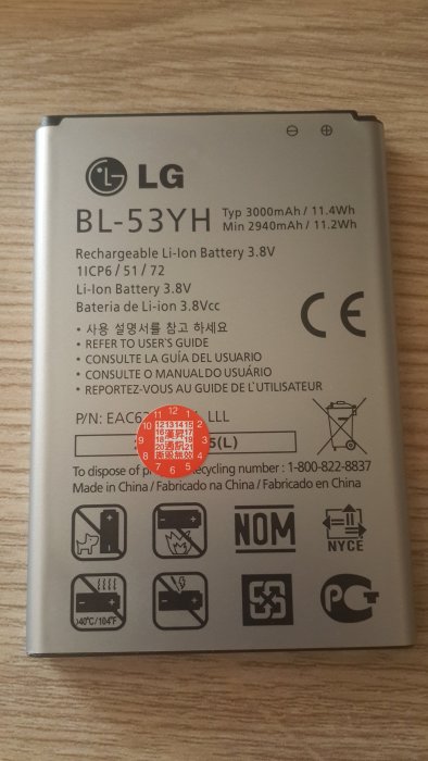 LG 原廠G3 E988電池/非仿品 保固半年G Pro2 BL47-TH電池V10 V20 K10 G2 G4 G5