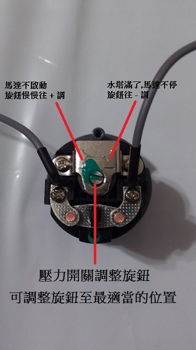 加壓馬達,加壓機的壓力開關(通用型)。大井，九如，木川，東元,修附，均適用(C)