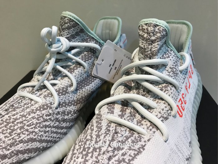 現貨- Adidas Yeezy Boost 350 V2 Blue Tint 灰斑馬冰藍B37571 | Yahoo