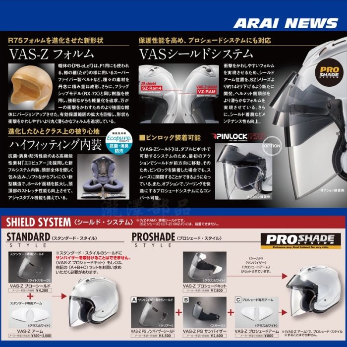 瀧澤部品 日本 Arai VZ-RAM 半罩安全帽 HARADA TOUR WHITE 地圖 2019新款 透氣 彩繪