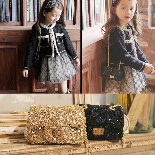 韓國品牌兒童秋款新款時尚小香風單肩包女童斜挎包 兒童包包