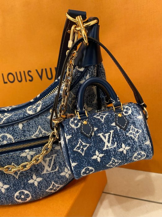 COCO 精品專賣】LV M00546 Micro Speedy Charm 迷你單寧Speedy 吊飾現貨