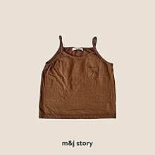 S~XL ♥上衣(棕色) M&J STORY-2 24夏季 MNJ240418-019『韓爸有衣正韓國童裝』~預購