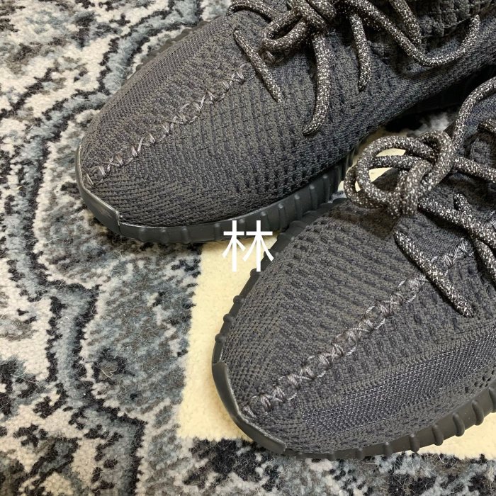 全新現貨 Adidas Yeezy Boost 350 V2 Black REFLECTIVE 黑天使 鞋帶反光 FU9006 肯爺 Kanye West