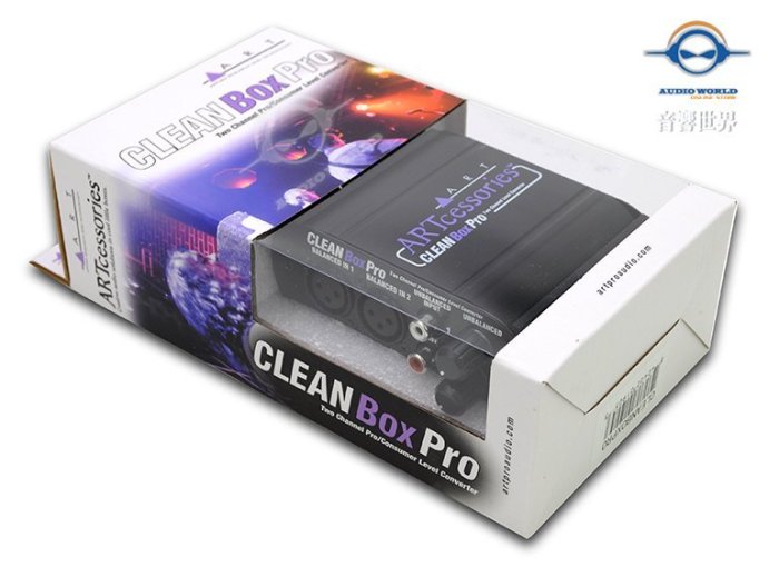 【音響世界】ART CleanBox Dual Pro DI BOX兩軌。非平衡與平衡訊號阻抗轉換器-現貨立即出