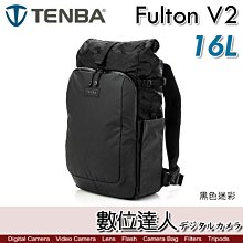 【數位達人】Tenba Fulton V2 16L 富而騰 後背包 16升／微單眼 相機 復古 637-738黑色迷彩