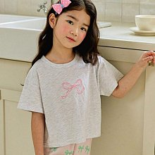 S(9)~XL(15) ♥上衣(백멜란지) BEBE BRUNI-2 24夏季 BEB240426-032『韓爸有衣正韓國童裝』~預購