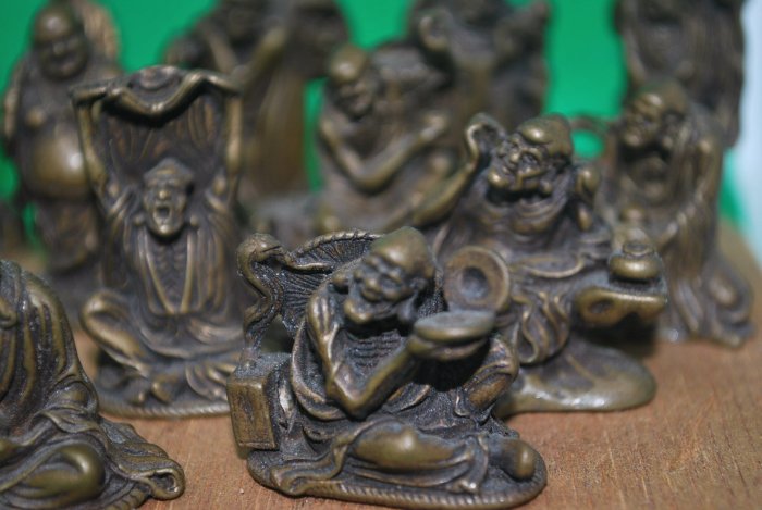 禪舞藝品~觀音菩薩及十八羅漢銅像組