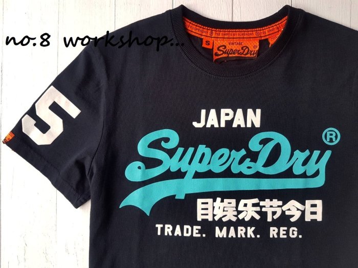 ☆【SD男生館】☆【SUPERDRY極度乾燥LOGO印圖短袖T恤】☆【SD001Q2】☆(M)