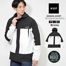 Cover Taiwan 官方直營 HUF 嘻哈 滑板 戶外 情侶 拼接 撞色 風衣外套 風衣夾克 黑色 白色 (預購)