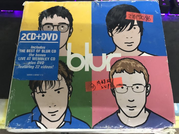 *還有唱片行三館*THE BEST OF BLUR 二手 ZZ15096(內殼破、競標)