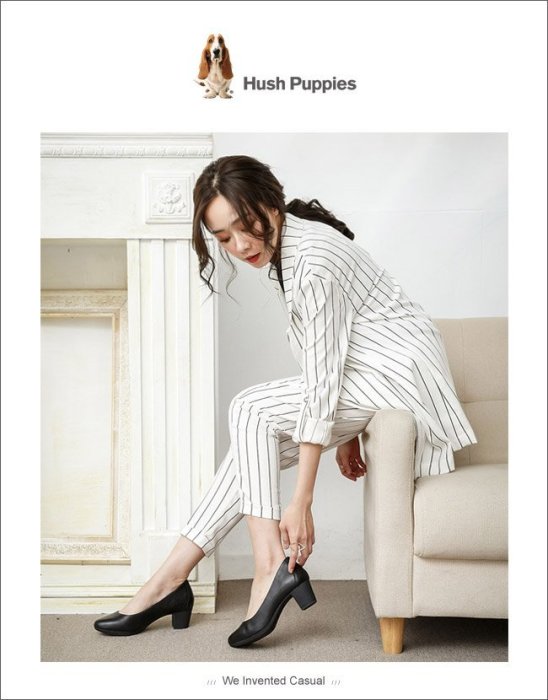 姍姍小舖☆歐美鞋館☆Hush Puppies LACARA 高跟鞋-黑色6173W178601