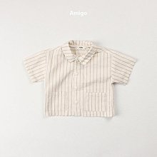 XS~XL ♥襯衫(BEIGE) AMIGO2 24夏季 AMI240416-065『韓爸有衣正韓國童裝』~預購