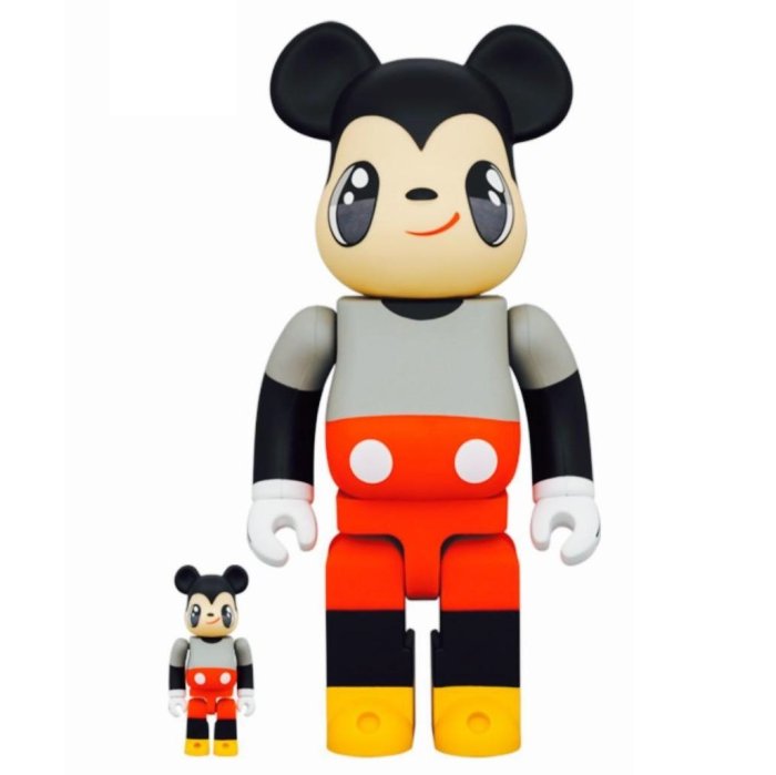 全新Bearbrick 400% + 100% Javier Calleja Mickey Mouse 大眼米奇