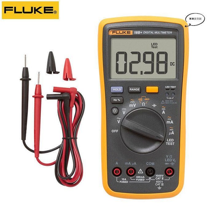 fluke福祿克萬用表 f15b f17b f18b數字萬用表 萬能表fluke15b