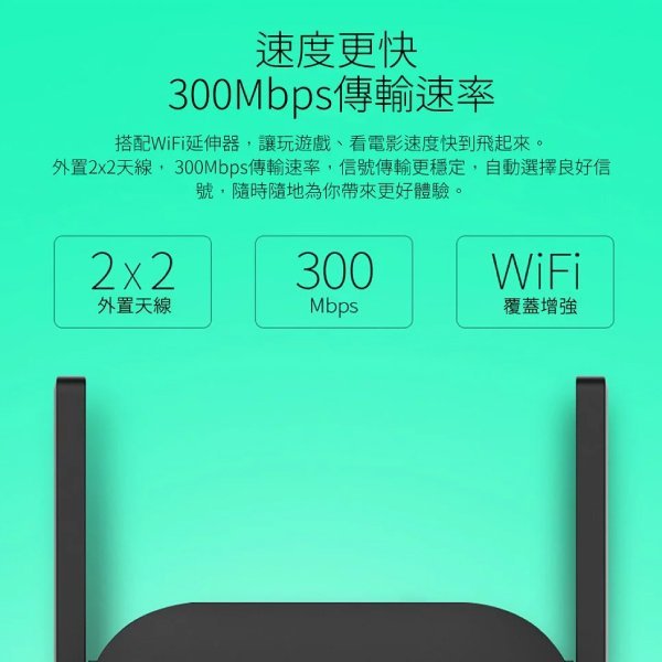 小米 WiFi 訊號延伸器 Pro WiFi 放大器Pro (W93-0728)