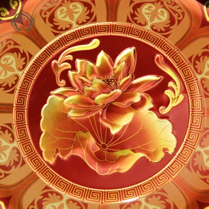 藏傳佛教用品彩繪曼扎盤 中號景泰藍曼茶盤供果盤水果盤-請諮詢