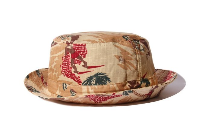 { POISON } LESS ALOHA PORK PIE BUCKET HAT 獨創古夏威夷紋面料 豬肉派小帽漁夫帽