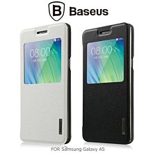 --庫米--BASEUS 倍思 Samsung Galaxy A5 原色皮套 開窗智能保護套 手機套