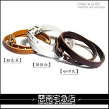 惡南宅急店【0155B】獨家中性設計『2圈皮革手環』情侶對鍊可單搭(5色)。單款區