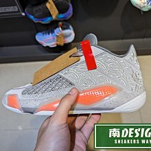 南🔥2024 4月 NIKE  Air Jordan XXXVIII Low PF 籃球鞋 男 灰橘FZ4161-002