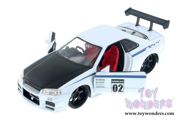 (I LOVE 樂多) 日本進口1/24 JADA TOYS Nissan Skyline GT-R 合金模型車