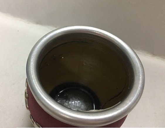 【友客里】((2瑪黛茶杯))馬黛茶杯～阿根廷原裝進口內部玻璃, 外部皮製-傳統南美瑪黛茶杯-禮物