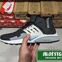 南🔥2023 1月 NIKE AIR PRESTO MID UTILITY 高筒 拉鍊 男 黑灰 DC8751-002