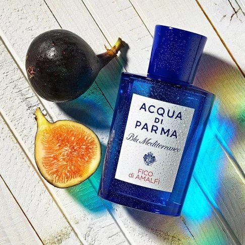 《小平頭香水店》ACQUA DI PARMA 藍色地中海無花果淡香水禮盒(無花果75ml+沐浴膠40ml+體乳50ml)