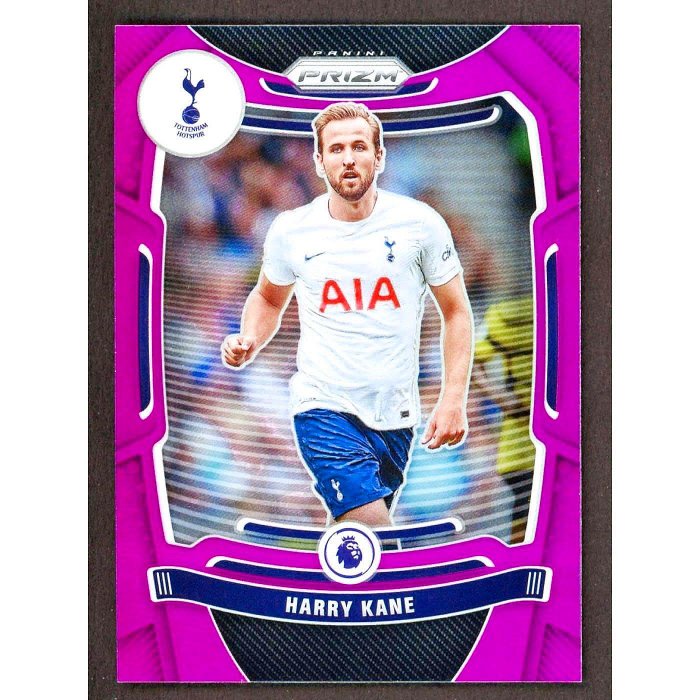 限量99張SP紫亮！凱恩 Harry Kane 漲值保證Prizm Premier Purple Prizm版金屬卡 2021-22