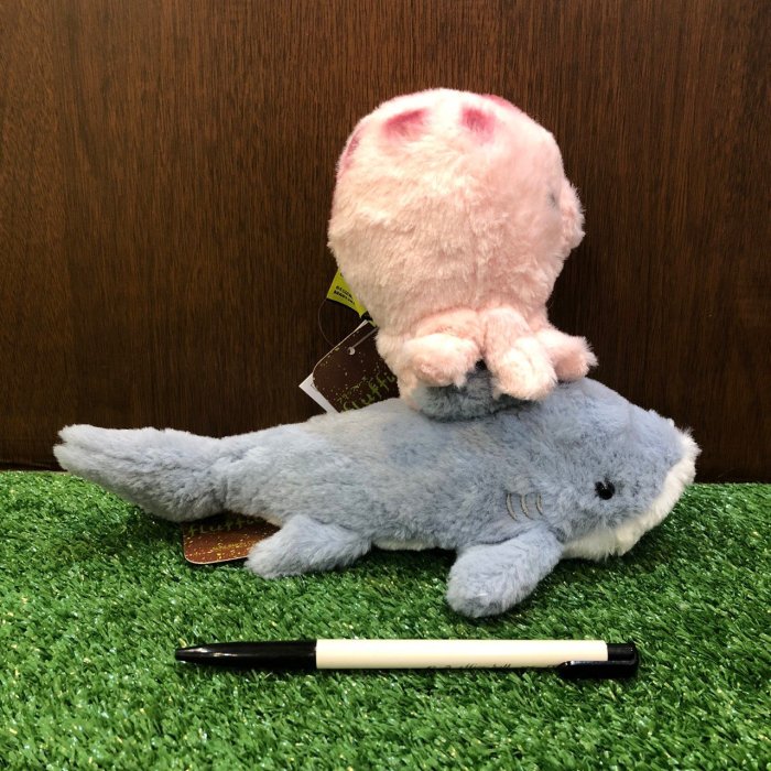 【誠誠小舖】日本進口 正版 動物 SUNLEMON 鯊魚 章魚 海洋 擬真 絨毛 玩偶 娃娃