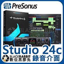 數位黑膠兔【 PreSonus Studio 24c 錄音介面 】錄音室 podcast USB 錄音 播客 DJ