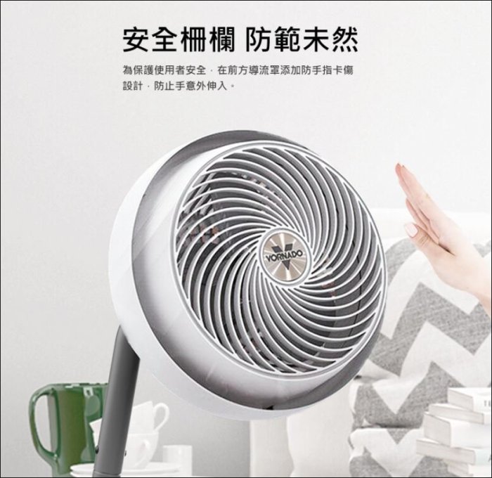 【歐風家電館】VORNADO 沃拿多 渦流空氣循環機  循環扇 795 /795W-TW 白色 6年保固