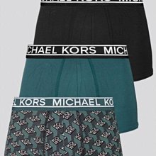 【MK男生館】【MICHAEL KORS MESH TECH四角內褲】【MKU001C5】三件組(L)