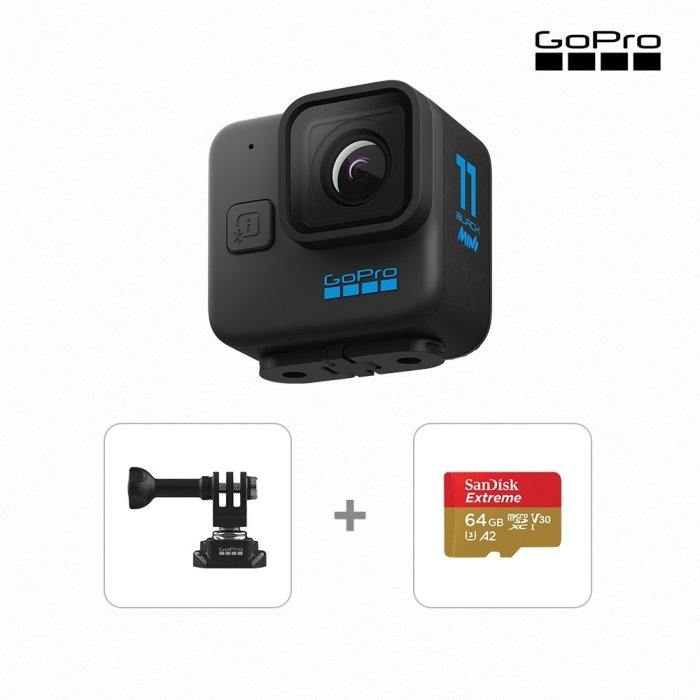 GoPro HERO11 Black Mini旋轉拍攝組