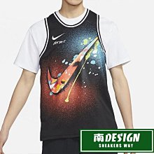 南◇2021 4月 NIKE DRY 黑色 炫彩 塗鴉 運動背心 球衣 大勾勾 黑色 彩色籃球衣 DJ5217-010