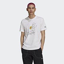 南◇2021 4月 ADIDAS 愛迪達 短T 辛普森 SIMPSONS 甜甜圈 小丑 黑色 白色 黃色 HA5811