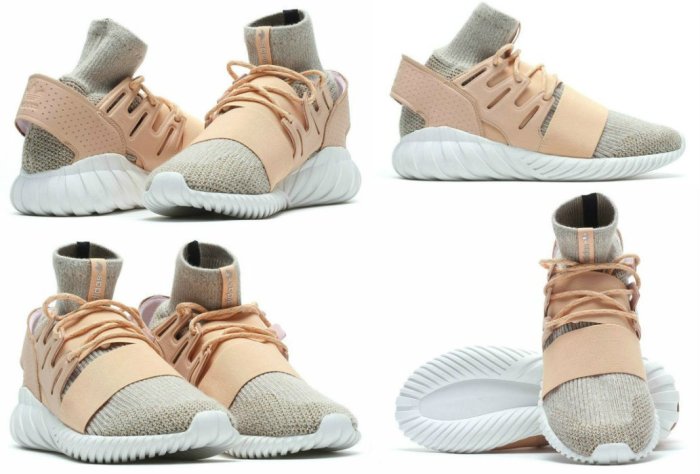 【100%正品現貨】Adidas Tubular DOOM女PK編織 BB2390粉紅白PINK針織襪套3M反光Y3非yeezy黑藍灰老爹鞋EQT椰子BASK