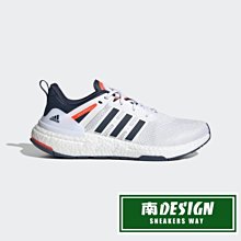 南◇2021 2月 ADIDAS EQUIPMENT +LEGINK 慢跑鞋 H02758 白深藍 紅 運動 BOOST