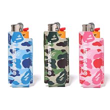 【日貨代購CITY】BAPE APE ABC CAMO LEATHER LIGHTER CASE BIC 打火機套 3色