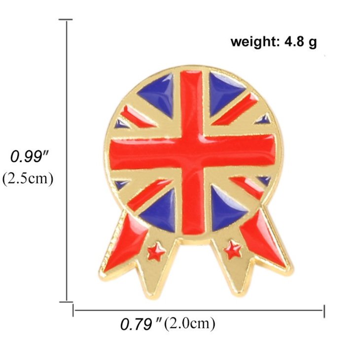 英國國旗胸針個性創意建筑物飾品滴油卡通大本鐘電話亭徽章配飾