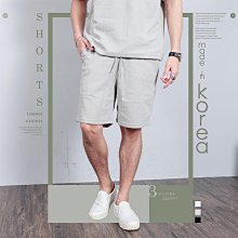 。SW。【K91829】單褲子正韓Cu 韓國製 專櫃質感高磅紋路太空棉 不易皺 紋路3D鋼印 較寬鬆  短褲休閒