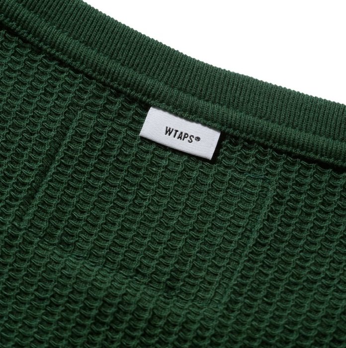 日貨代購CITY】2022AW WTAPS WAFFLE LS CTPL REGULAR 華夫格長T 2色