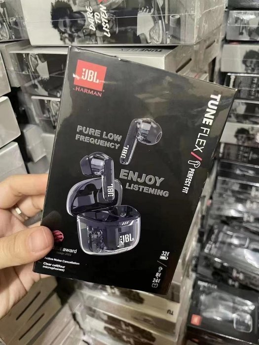 JBL TUNJBL TUNE FLEX 真無線藍牙耳機 入耳式降噪遊戲 運動耳機 無線耳機 適用安卓/蘋果