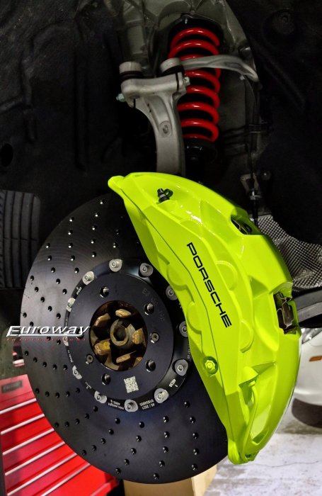 AKEBONO 10活塞卡鉗 PORSCHE MACAN S TURBO GTS PSCB PCCB BREMBO 陶煞